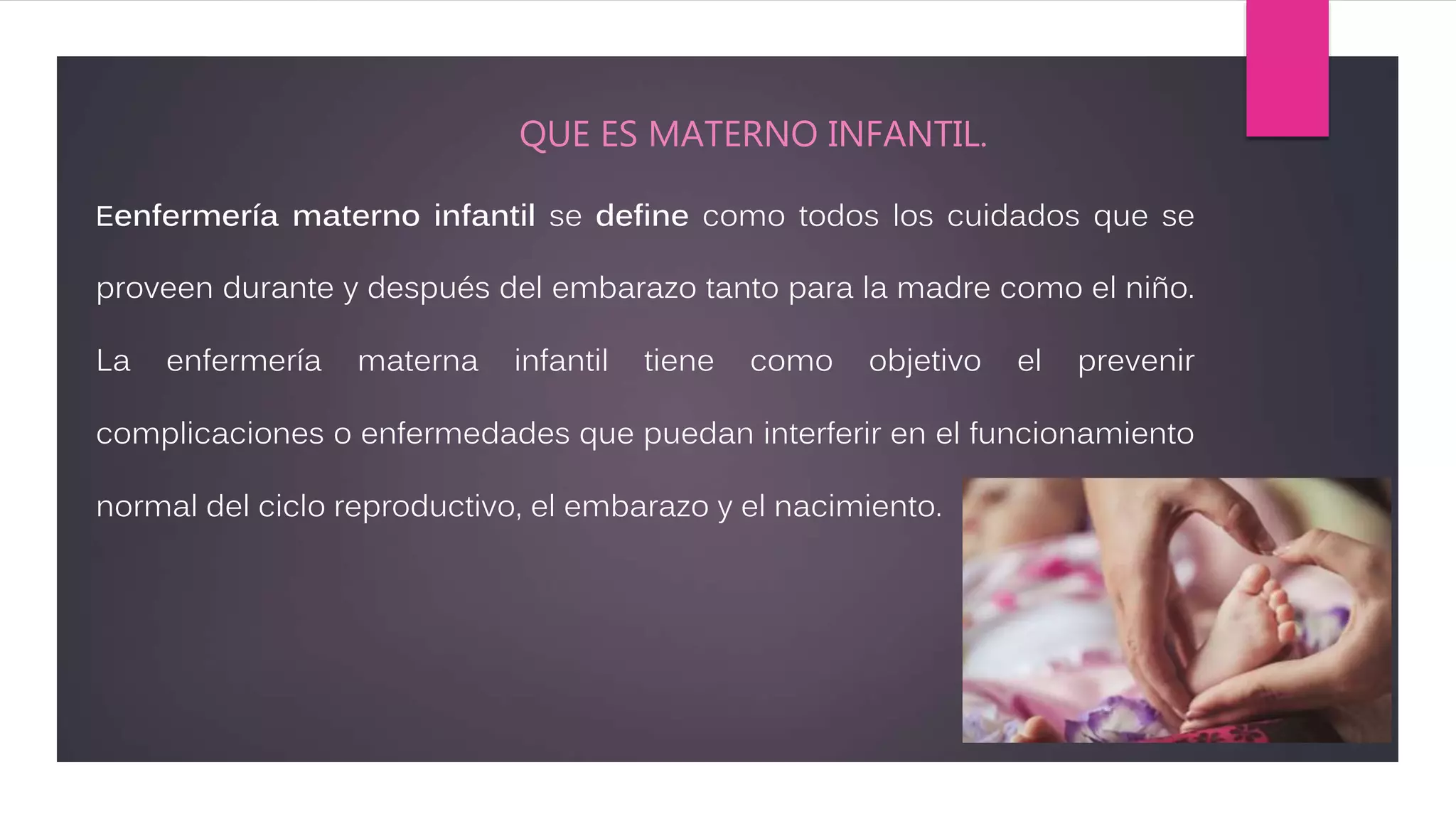 Enfermeria materno infantil | PPTX