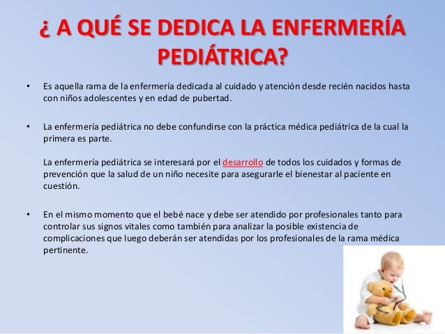 Enfermeria pediátrica