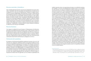 Enfermería y covid-19: la voz de sus protagonistas Enfermería en la primer línea de batalla
60 61
Recursos materiales y bi...