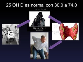 25 OH D es normal con 30.0 a 74.0
ng/mL
 