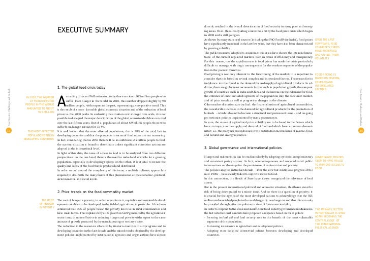 Position Paper Food Security