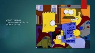 CÓMO TRABAJAR
COOPERATIVAMENTE EN UN
PROYECTO STEAM
 
