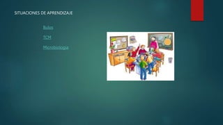 SITUACIONES DE APRENDIZAJE
Bulos
TCM
Microbiología
 