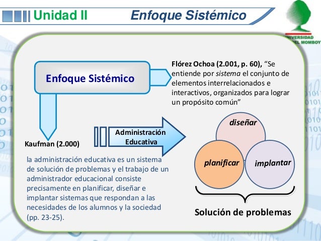 Enfoque sistemico unidad ii