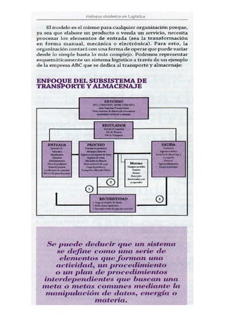 Enfoque SistéMico En Logistica
