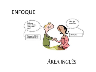 ENFOQUE
ÁREA INGLÉS
 