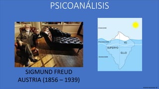PSICOANÁLISIS
SIGMUND FREUD
AUSTRIA (1856 – 1939)
Andrea Buenaver M.
 