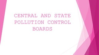 CENTRAL AND STATE
POLLUTION CONTROL
BOARDS
 
