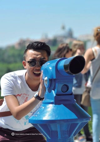 Enforex students at Templo de Debod Park | Madrid
 