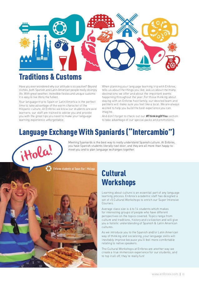 Enforex Learn Spanish Brochure 2016