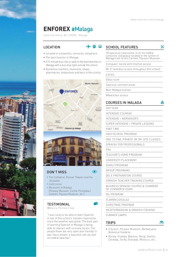 Enforex malaga location