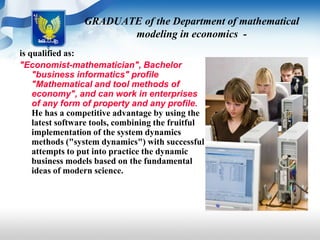 Mathematical Modeling in Economics | PDF