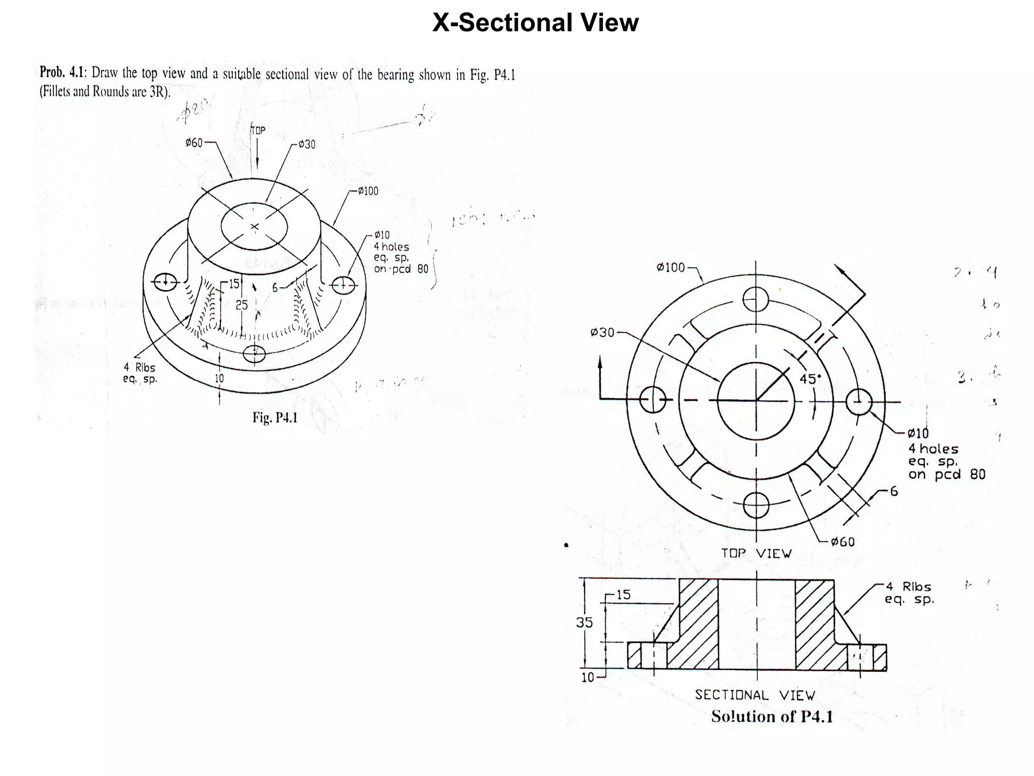 X-Sectional View 
 