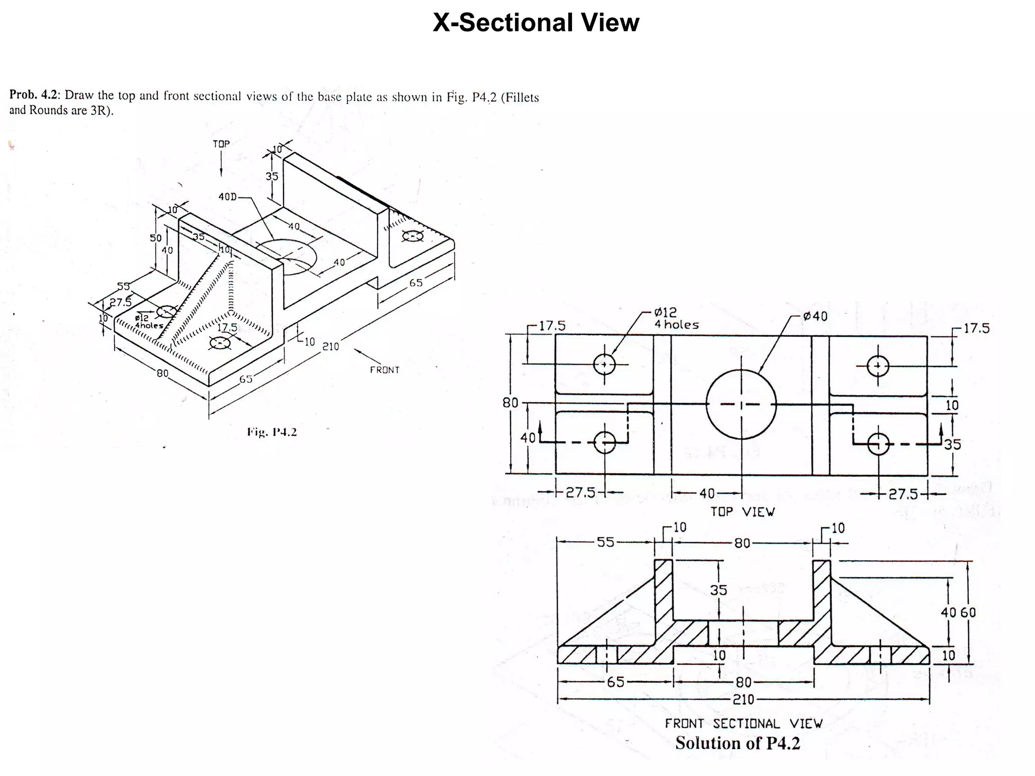 X-Sectional View 
 