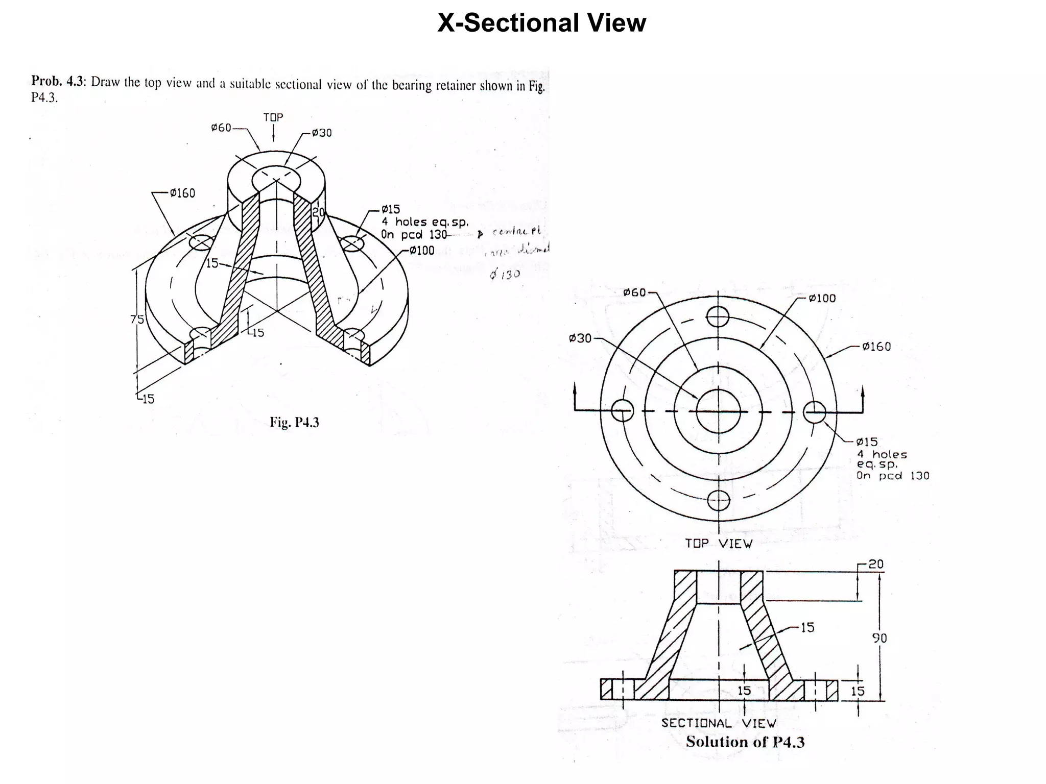 X-Sectional View 
 