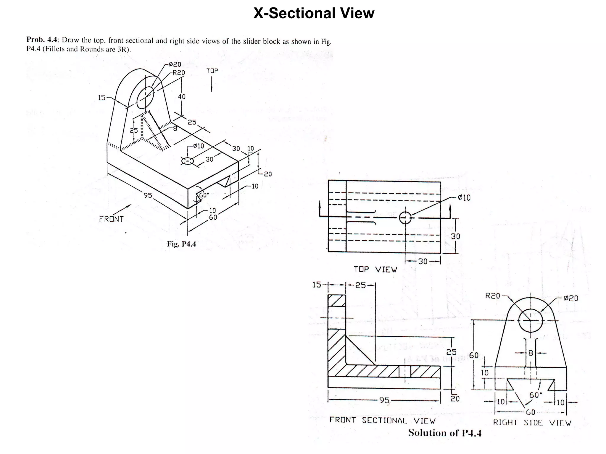 X-Sectional View 
 