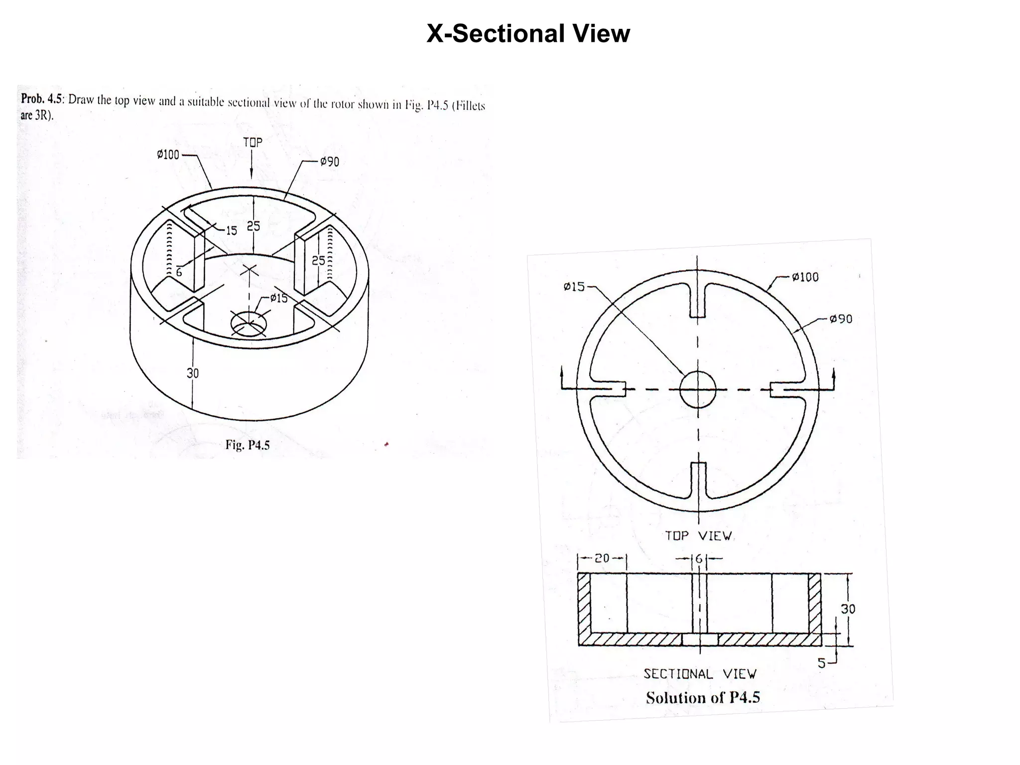 X-Sectional View 
 