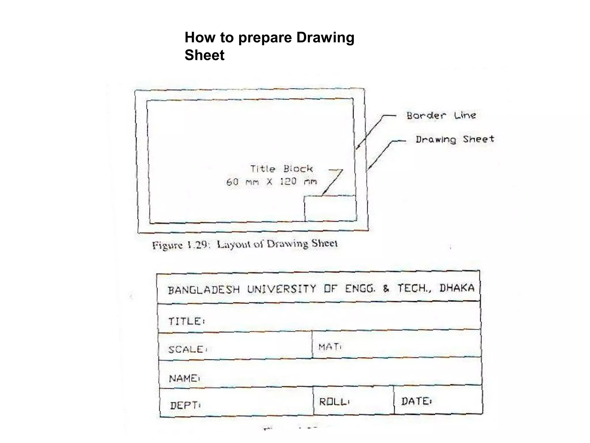 How to prepare Drawing 
Sheet 
 
