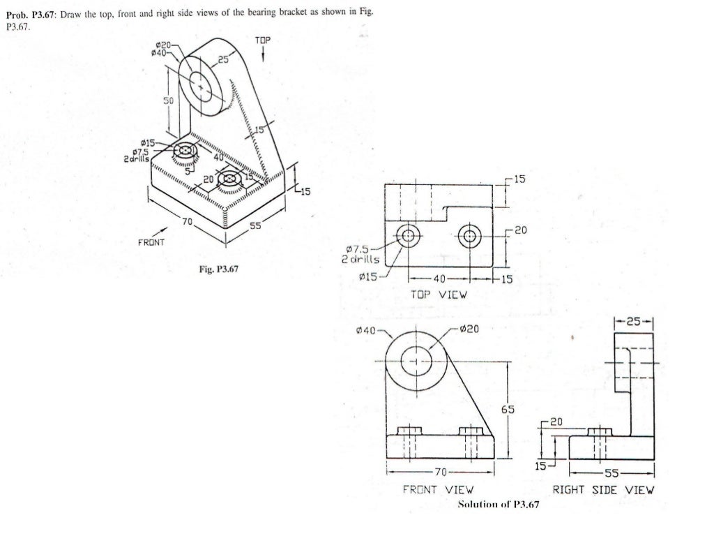 Basic Mechanical Engineering drawing