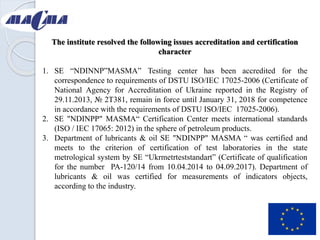 A state enterprise «Research institute of oil-processing and ...
