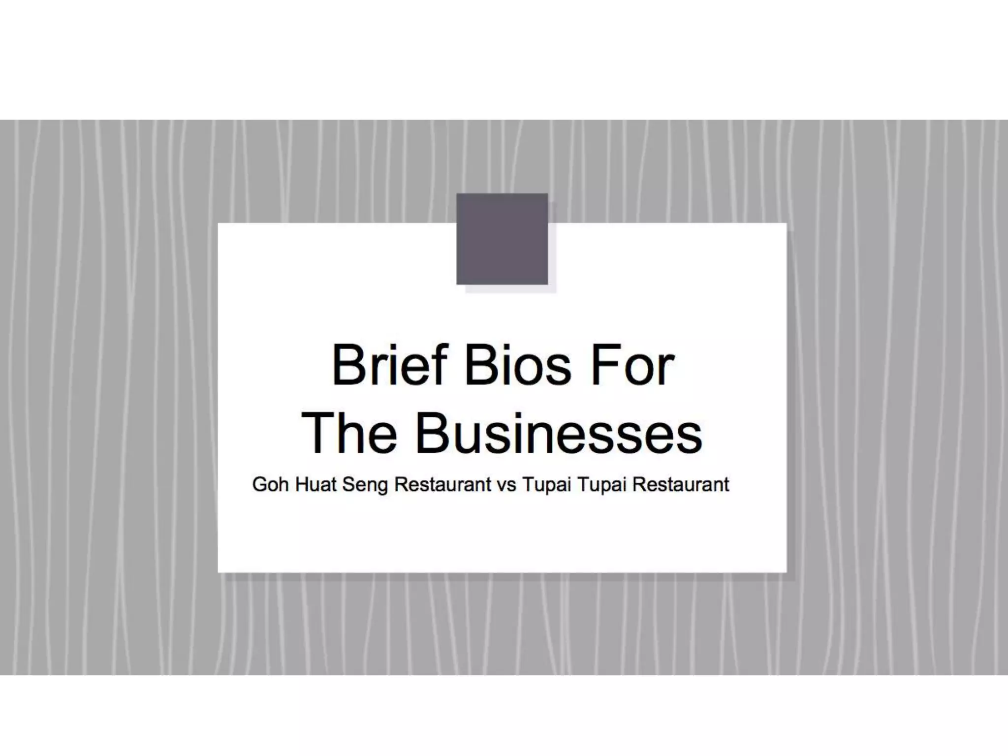 English Comparative Analysis