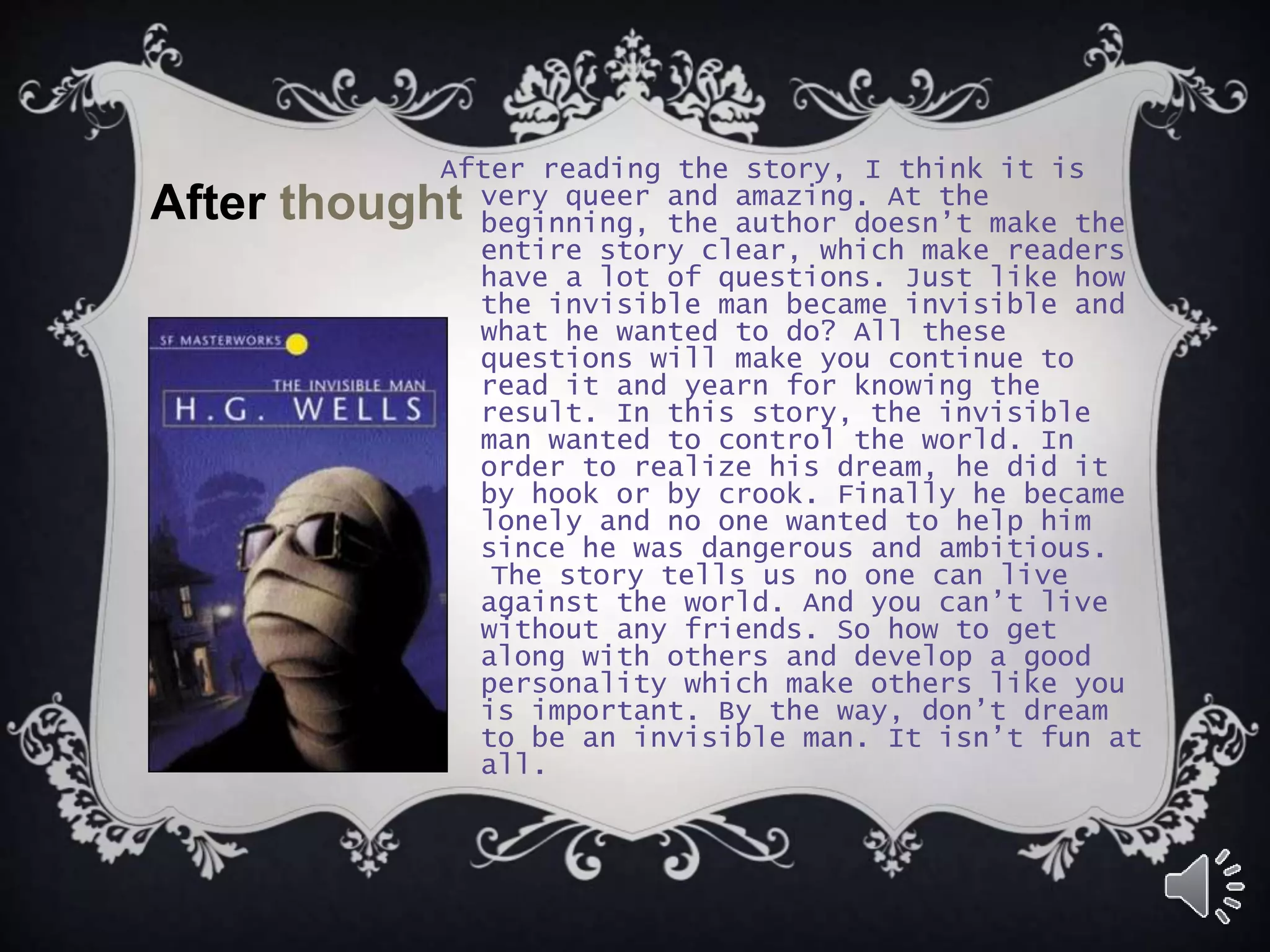 invisible men chapter 4 by class xii a of apsb | PPTX