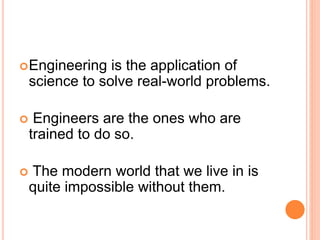 what is Engineering? | PPTX