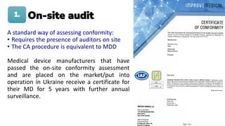Conformity assessment of medical devices in Ukraine | PDF
