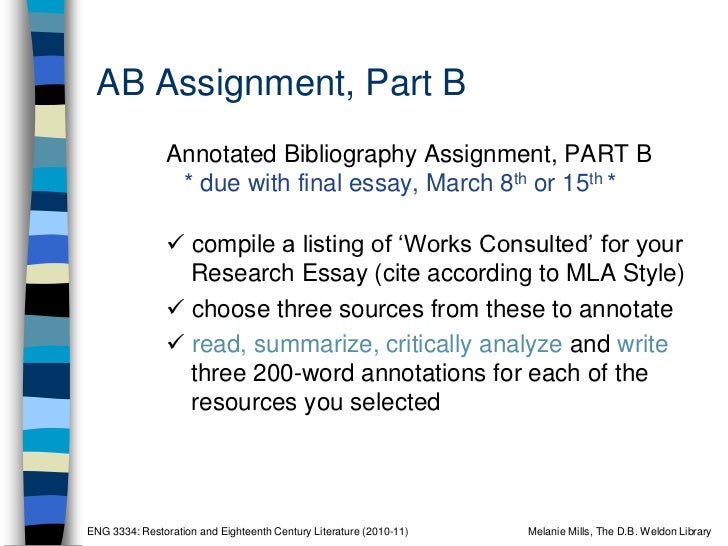 How to write an annotated bibliography How to write an annotated bibliography image