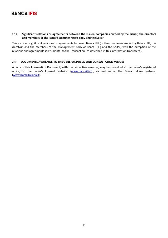 Banca Ifis Borsa 2025 | ciclica.eu