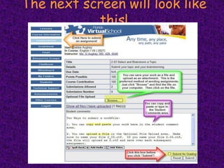 The next screen will look like this!