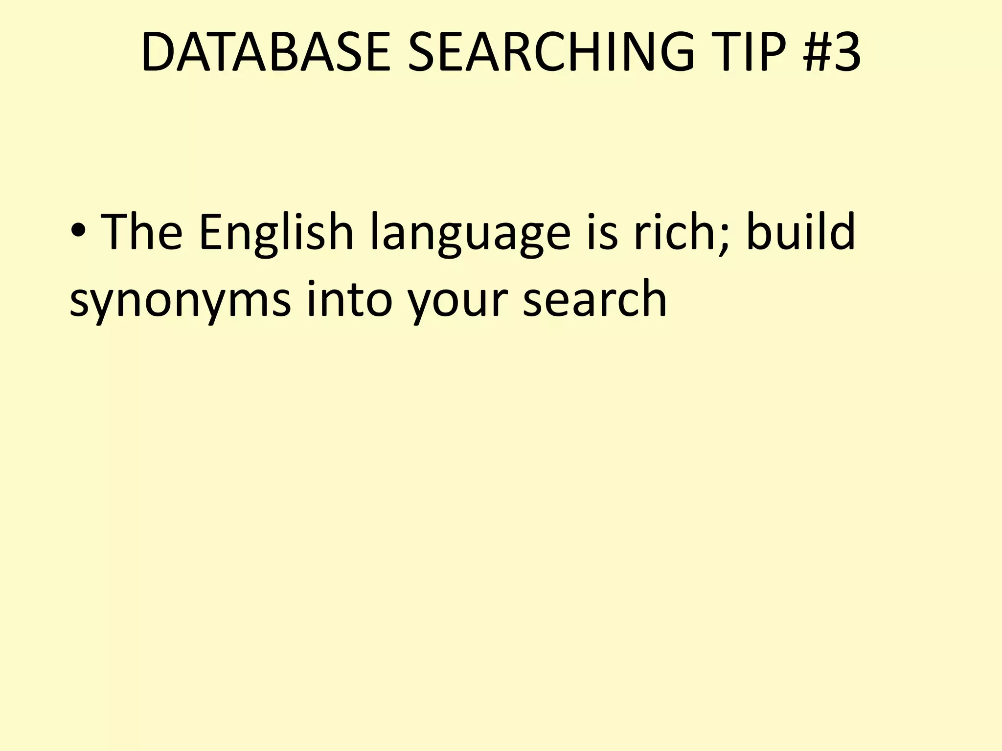 Ex: global warming AND extreme weather