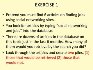 It is put between the essential concepts in the search