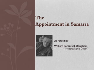 appointment in samarra fable