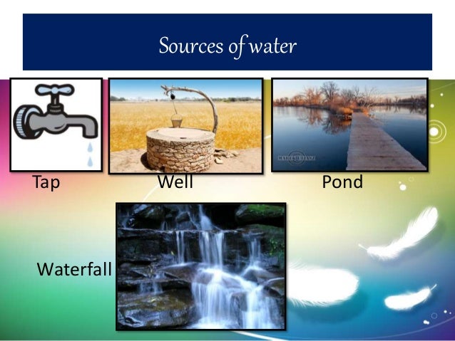 presentation on sources of water