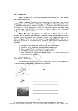 D
EPED
C
O
PY
All rights reserved. No part of this material may be reproduced or transmitted in any form or by any means -
electronic or mechanical including photocopying – without written permission from the DepEd Central Office. First Edition, 2015.
 