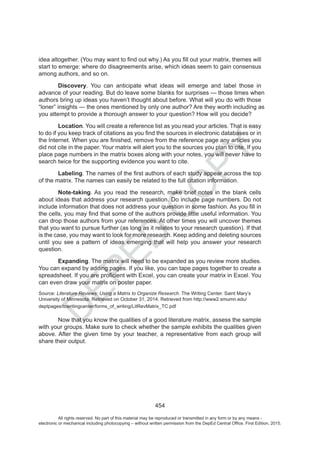 D
EPED
C
O
PY
All rights reserved. No part of this material may be reproduced or transmitted in any form or by any means -
electronic or mechanical including photocopying – without written permission from the DepEd Central Office. First Edition, 2015.
 