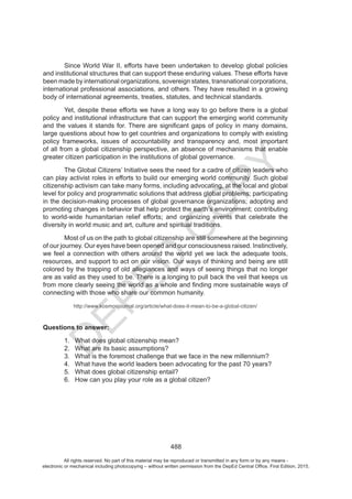 D
EPED
C
O
PY
All rights reserved. No part of this material may be reproduced or transmitted in any form or by any means -
electronic or mechanical including photocopying – without written permission from the DepEd Central Office. First Edition, 2015.
 