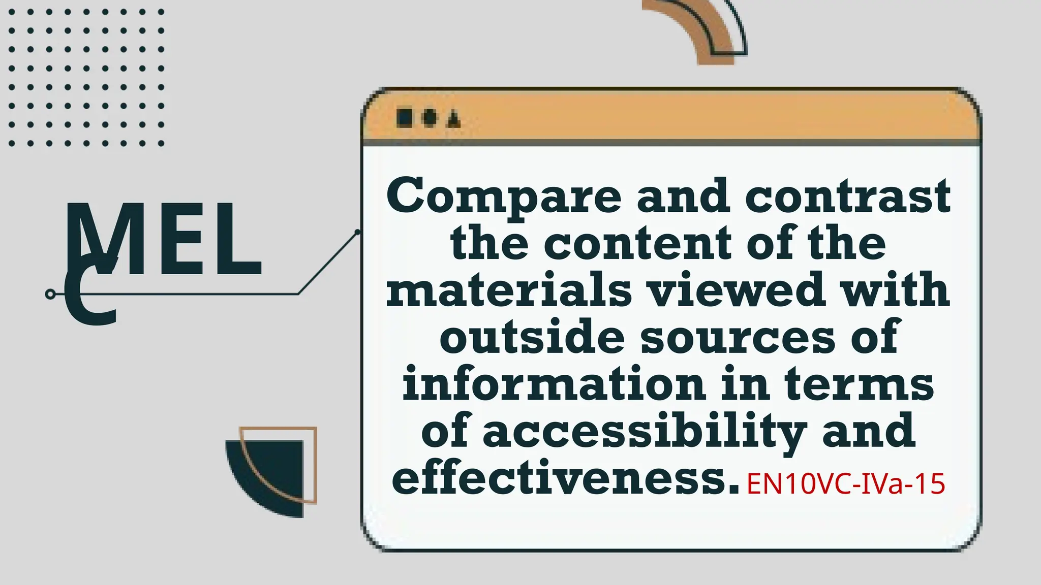 ENG10 Q1 L4- Making Connections. Using Comparing and Contrasting ...