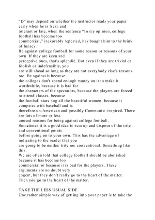 Sentence With Splendid ENG 121 English Composition I Example Journal Entry.docx