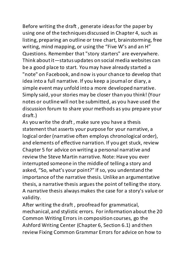 eng 121 week three journal