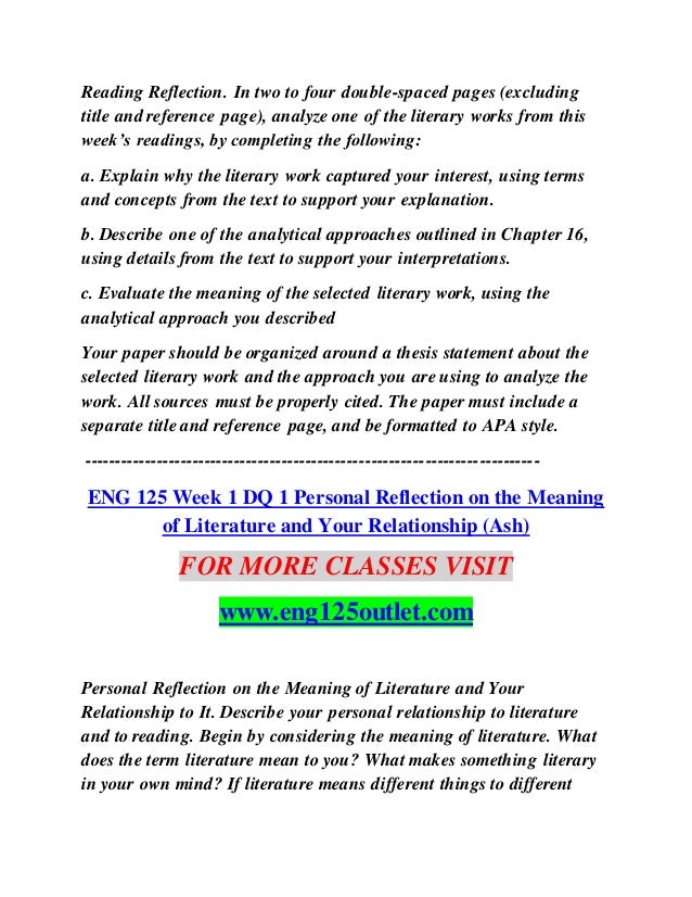 Eng 125 Outlet The Secret Of Eduation Eng125outlet Com