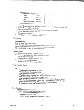 Eng 2 unit 2 TG | PDF