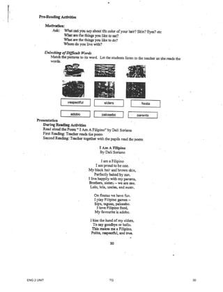 Eng 2 unit 2 TG | PDF