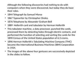 The evolution of computers from 1st to current generation | PPTX