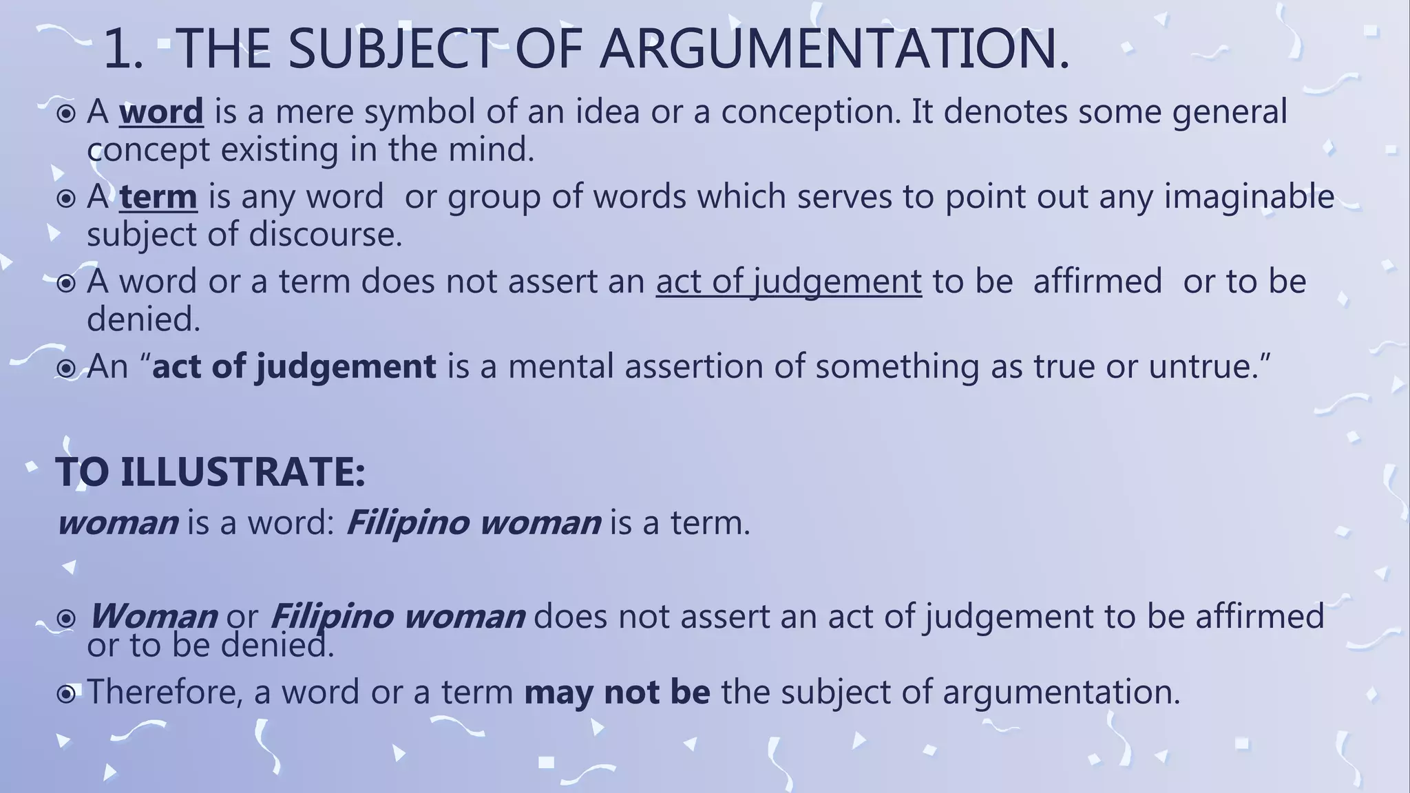 THE ART OF ARGUMENTATION AND DEBATE | PPTX | Political Issues & policy ...