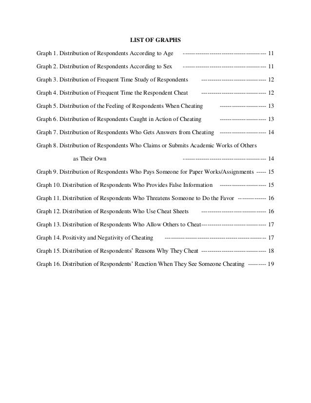 Respondents in research paper