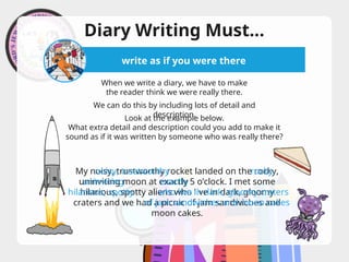 ENGLish Five Quarter Four DiaryWriting.ppt