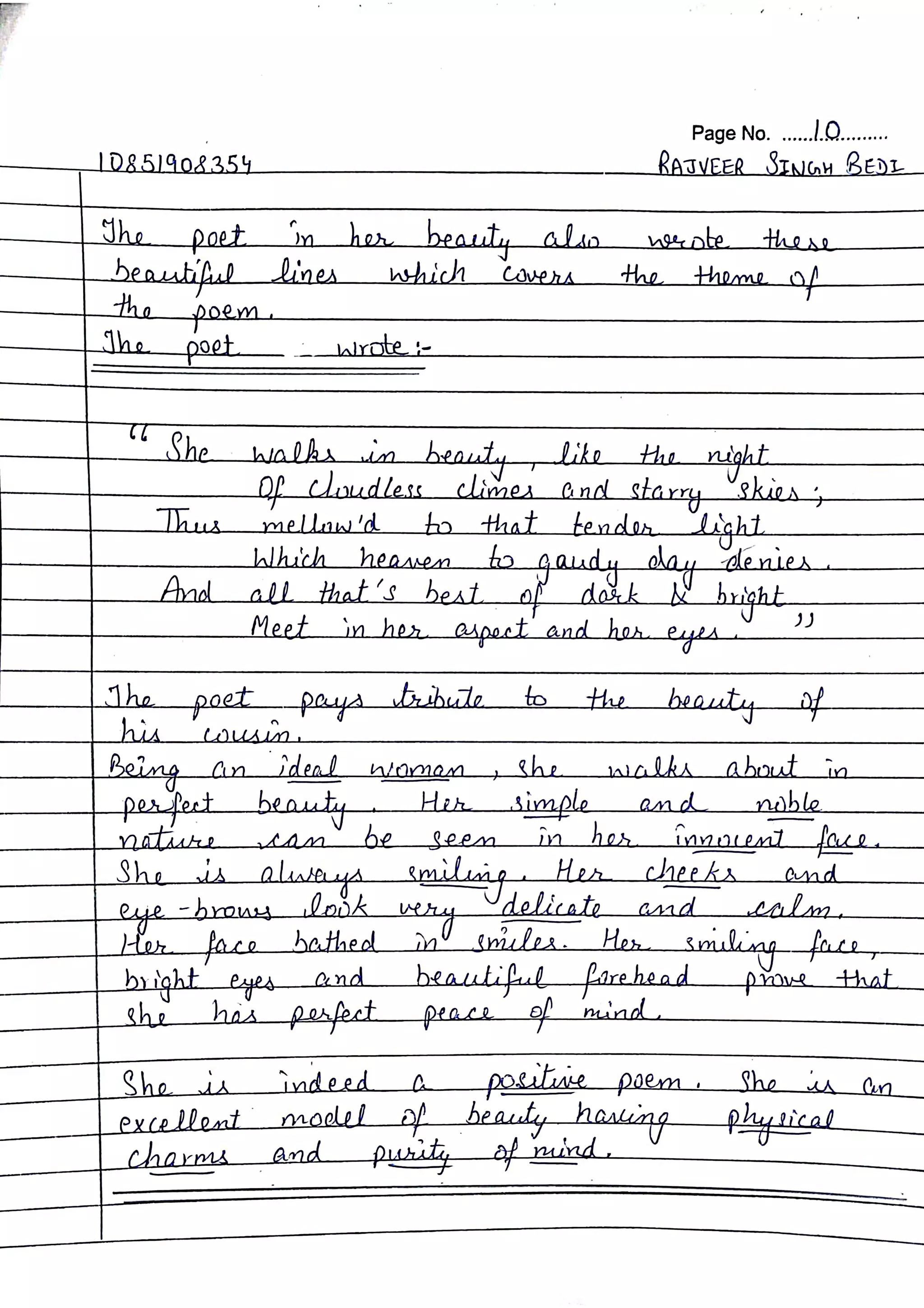 English | Bcom 5th sem  | Hand written Notes | by Ritish bedi #RVIRGO