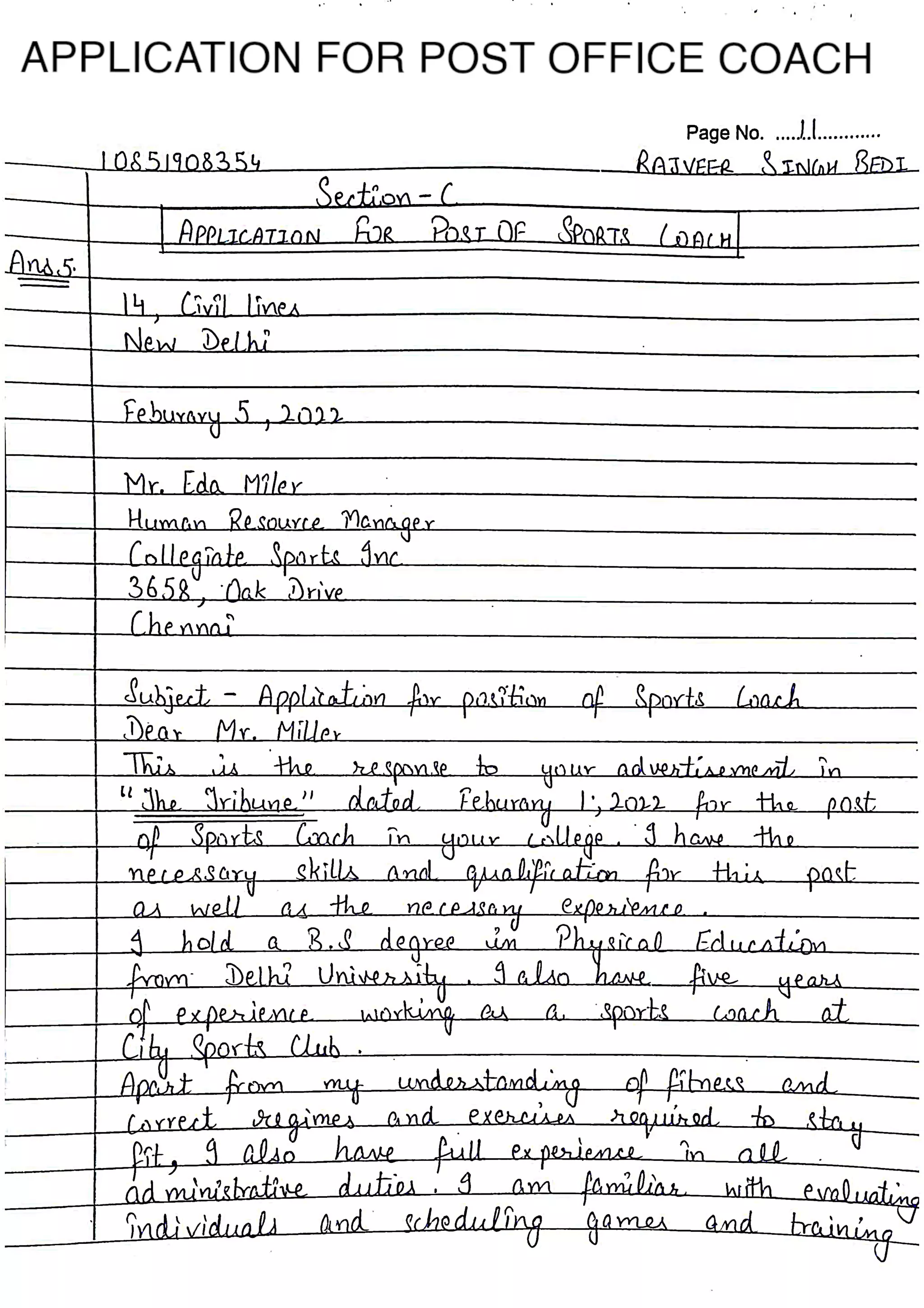 English | Bcom 5th sem  | Hand written Notes | by Ritish bedi #RVIRGO